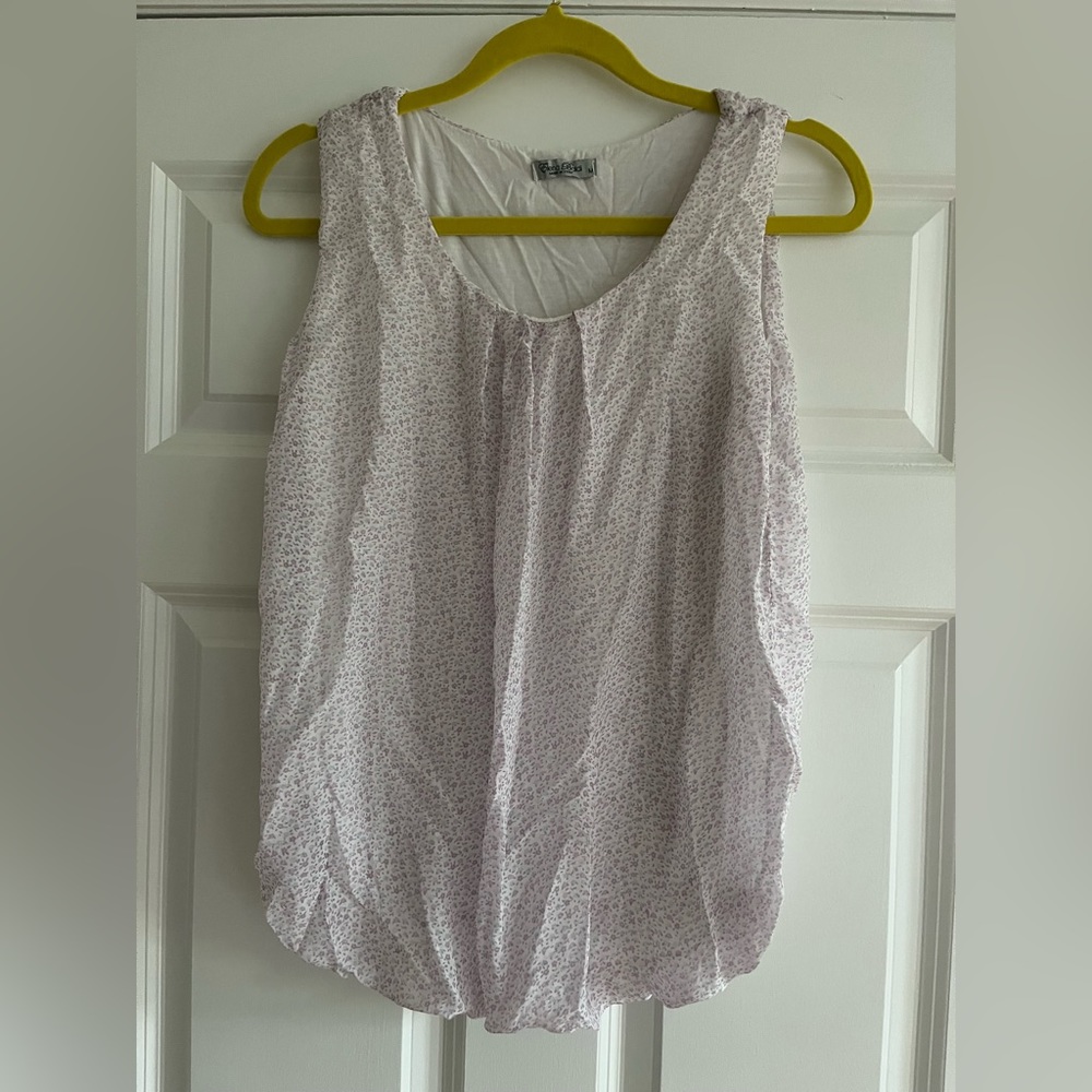 Elena Baddi silk layered tank